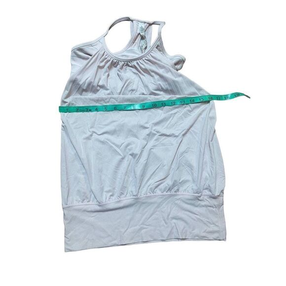 Lululemon No Limit Tank Top Shirt w Built in Sports Bra size 4 light pink - Picture 4 of 7